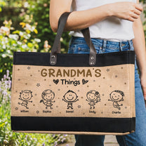 Grandma's-Things-Personalized-Tote-Bag-0