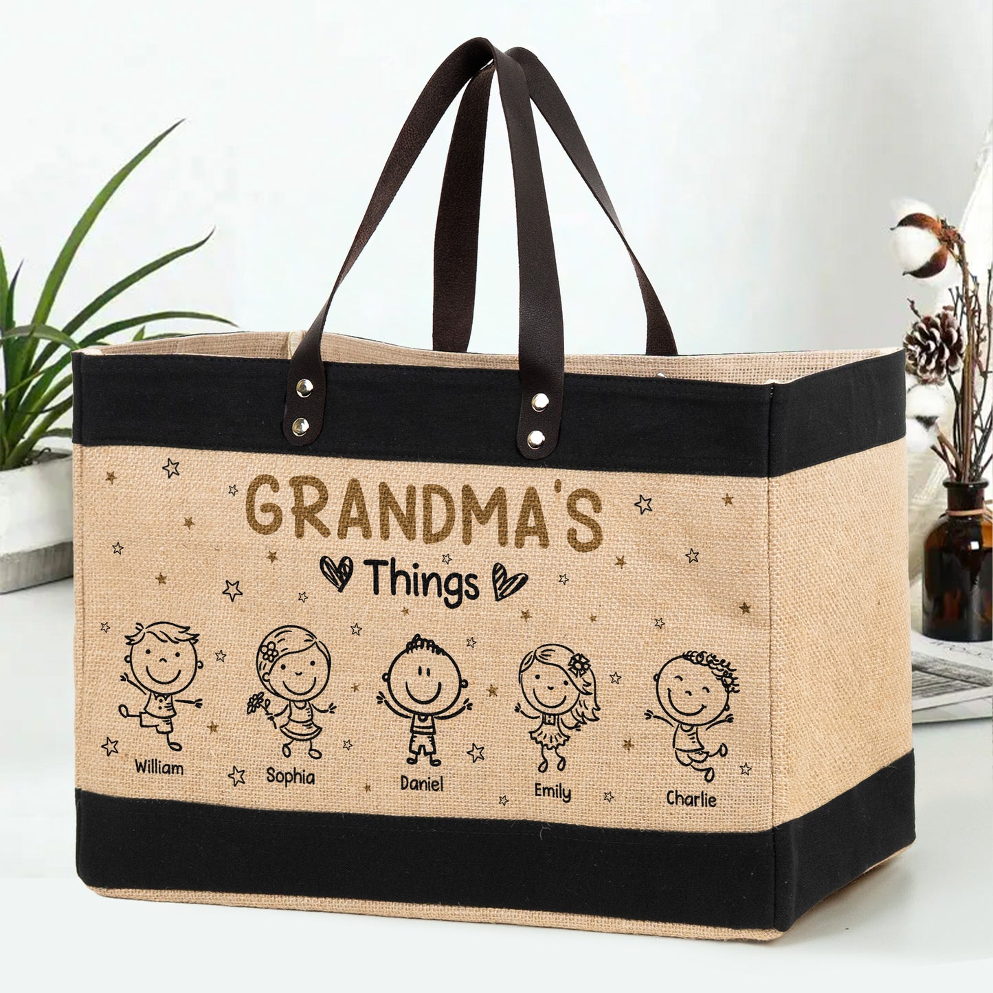 Grandma's-Things-Personalized-Tote-Bag-1