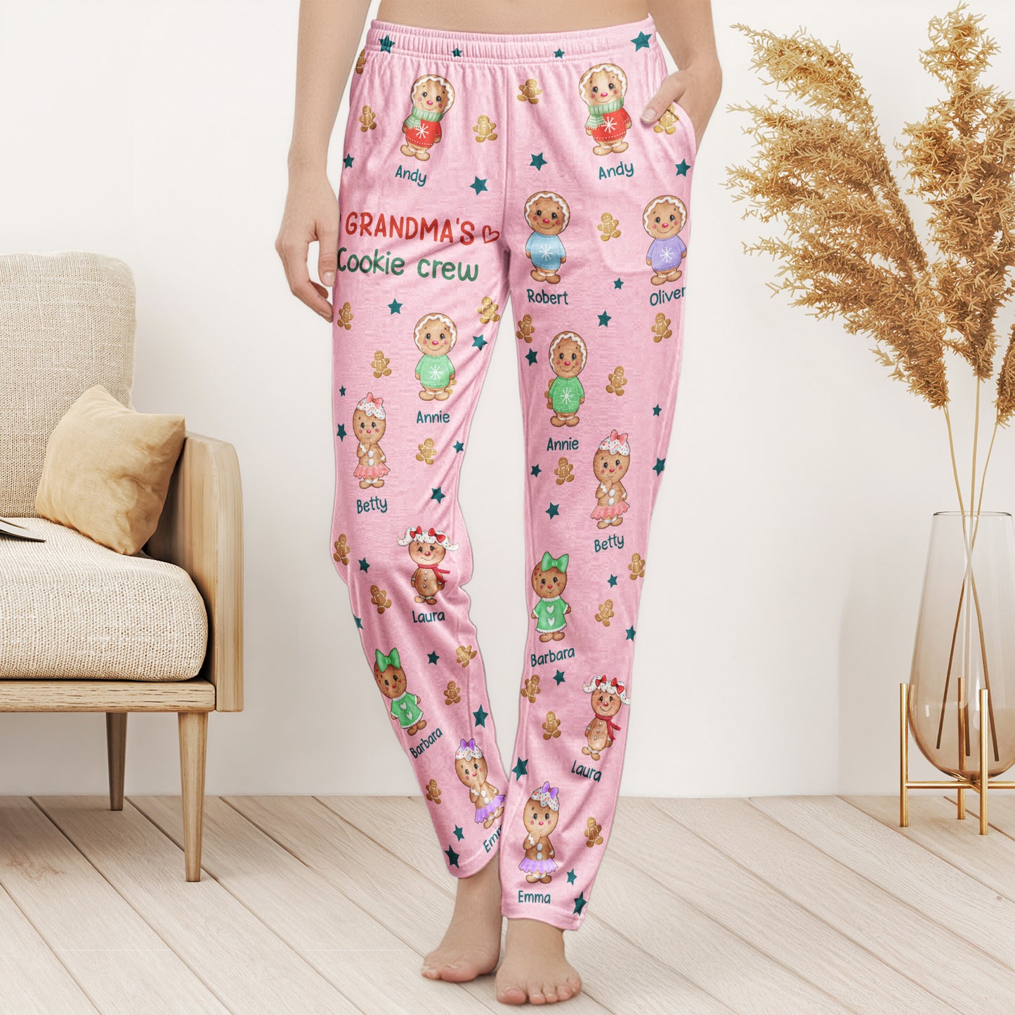 Grandma's Cookie Crew - Personalized Sweatpants, Lounge Pants With Pockets
