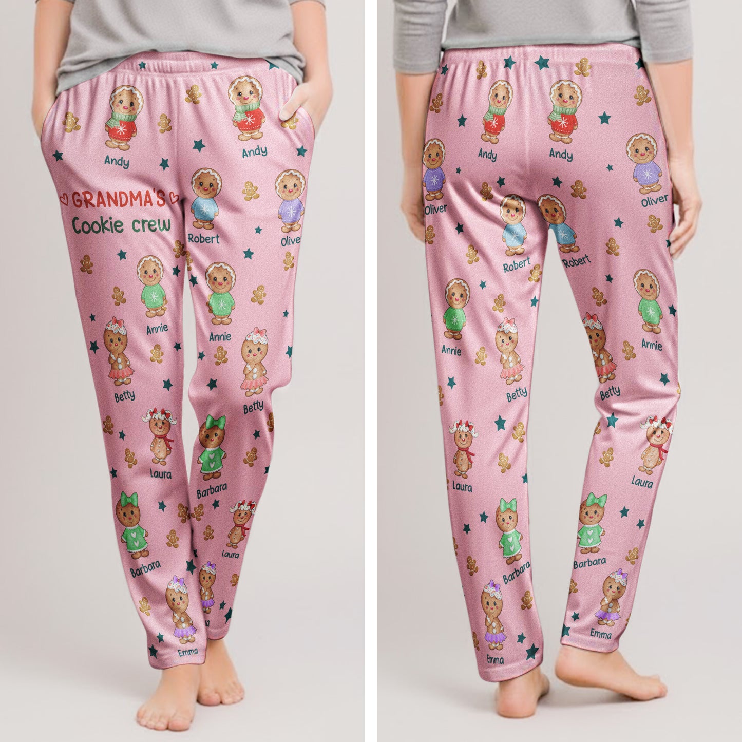 Grandma's Cookie Crew - Personalized Sweatpants, Lounge Pants With Pockets