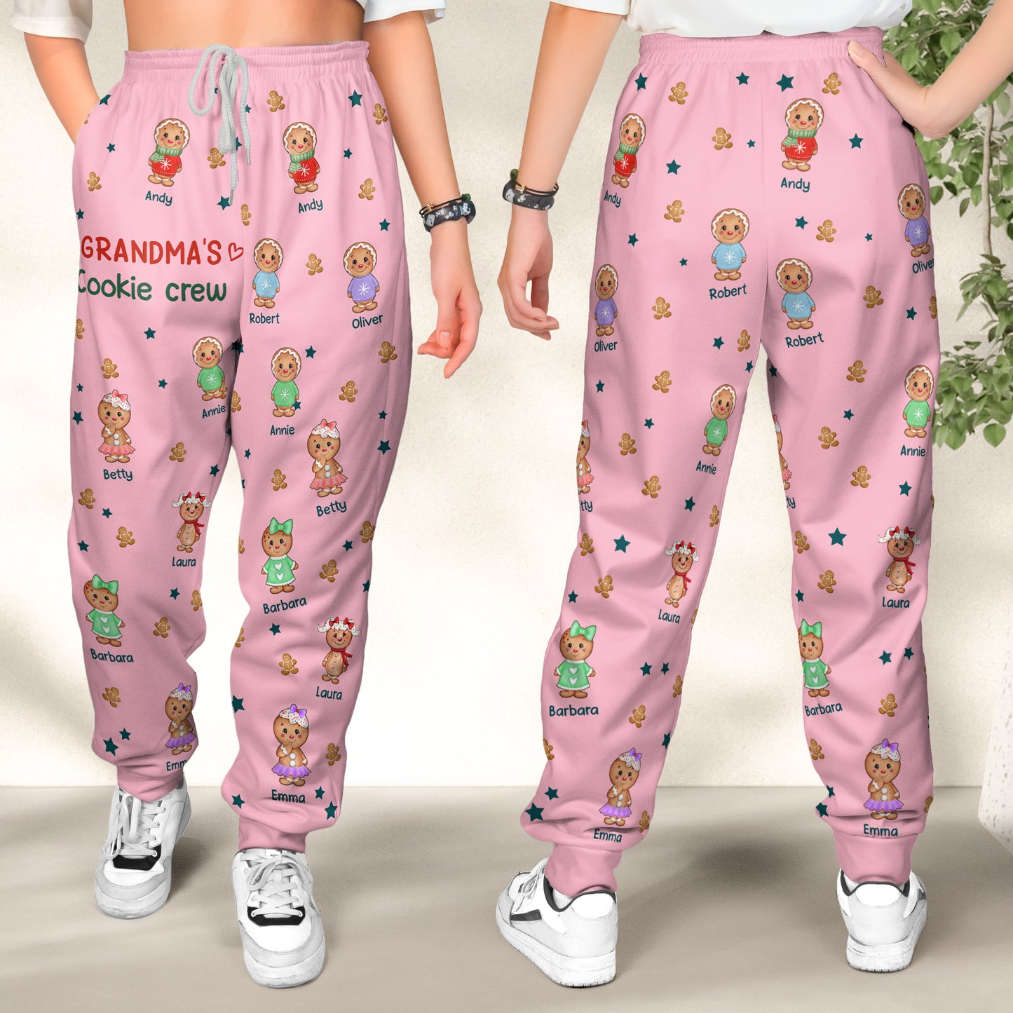 Grandma's Cookie Crew - Personalized Sweatpants, Lounge Pants With Pockets
