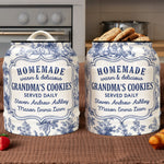 Grandma's Cookies Toile de Jouy Style - Personalized Cookie Jar