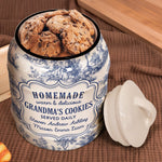 Grandma's Cookies Toile de Jouy Style - Personalized Cookie Jar