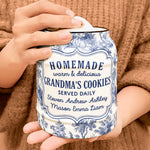 Grandma's Cookies Toile de Jouy Style - Personalized Cookie Jar