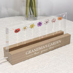 Grandma's Garden Love Grows Here Gift For Grandma, Mom - Personalized LED Night Light