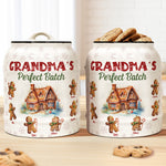Grandma's Perfect Batch - Personalized Cookie Jar