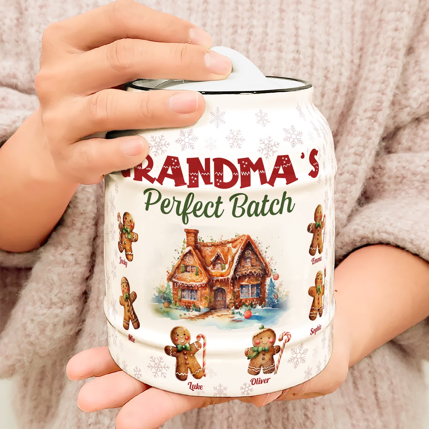 Grandma's Perfect Batch - Personalized Cookie Jar