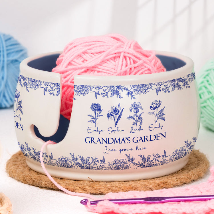 Grandmas-Garden-Custom-Birth-Flower-Personalized-Yarn-Bowl-2