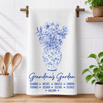 Grandmas-Garden-Custom-Kid-Names-&-Birth-Flowers-Personalized-Kitchen-Towel-1