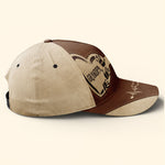 Grandpa Dad Kids Handprints - Personalized Classic Cap - Gift For Grandpa