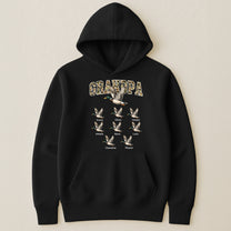 Grandpa Hunting Camo Mallard Duck - Personalized Shirt