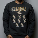 Grandpa Hunting Camo Mallard Duck - Personalized Shirt