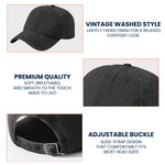 Grandpa Love Handprints - Personalized Distressed Denim Cap