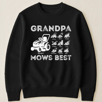 Grandpa Mows Best - Personalized Shirt