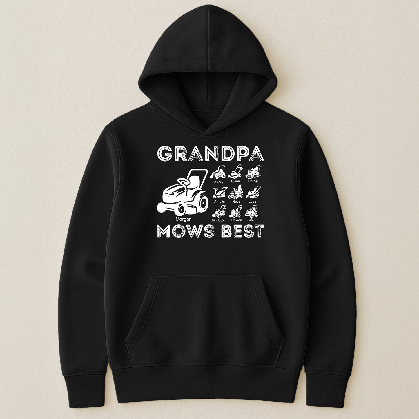 Grandpa Mows Best - Personalized Shirt