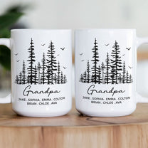 Grandpa & Grandma, Mommy & Daddy Custom With Kids' Names - Personalized Mug