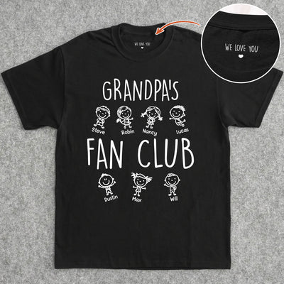 Grandpa's Fan Club - Personalized Shirt