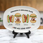 Grandpa's-Grilling-Plate,-Custom-Burger-Hot-Dog-Handprint-Footprint-Personalized-Platter-2