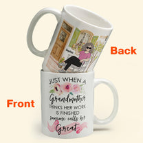 Great Grandparent - Personalized Mug - Pregnancy, Baby Announcement Gift For Great - Grandma, Grandma , Great Grandpa, Grandpa  - Baby Reveal To Family