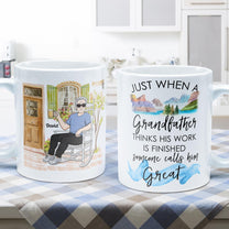 Great Grandparent - Personalized Mug - Pregnancy, Baby Announcement Gift For Great - Grandma, Grandma , Great Grandpa, Grandpa  - Baby Reveal To Family