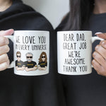 Great Job We're Awesome Thank You - Personalized Mug - Father's Day, Birthday Gift For Dad, Father, Husband, Daughter, Son