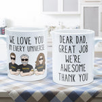 Great Job We're Awesome Thank You - Personalized Mug - Father's Day, Birthday Gift For Dad, Father, Husband, Daughter, Son