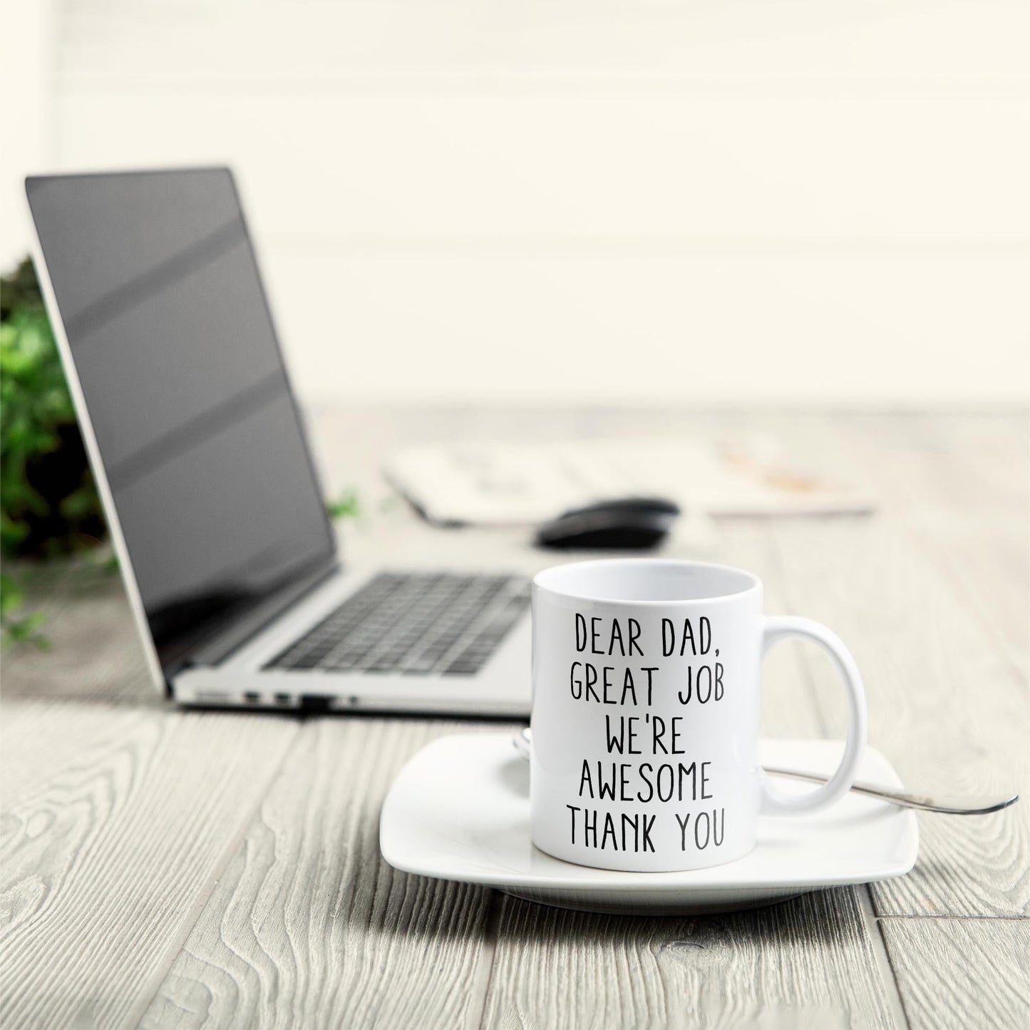 Father's Day Gifts, Great Job We're Awesome Thank You - Personalized Mug - Father's Day, Birthday Gift For Dad, Father, Husband, Daughter, Son