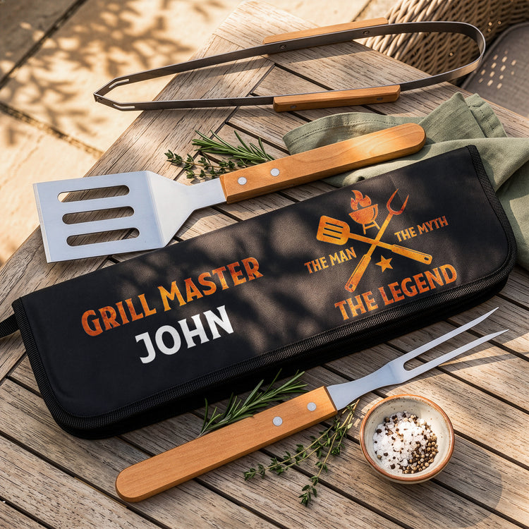 Grill-Master,-The-Man--The-Myth-The-Legend--Personalized-BBQ-Tool-Set-1