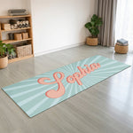 Groovy-Retro-Custom-Name-Personalized-Yoga-Mat-1