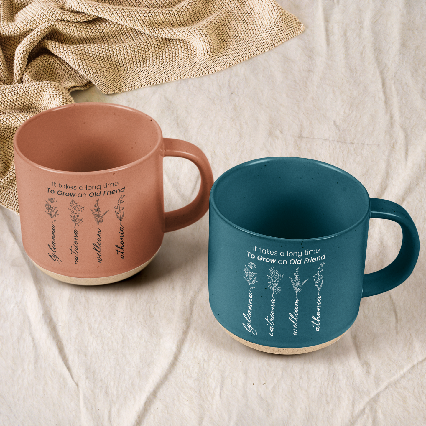 Grow An Old Friend - Personalized Pottery Mug