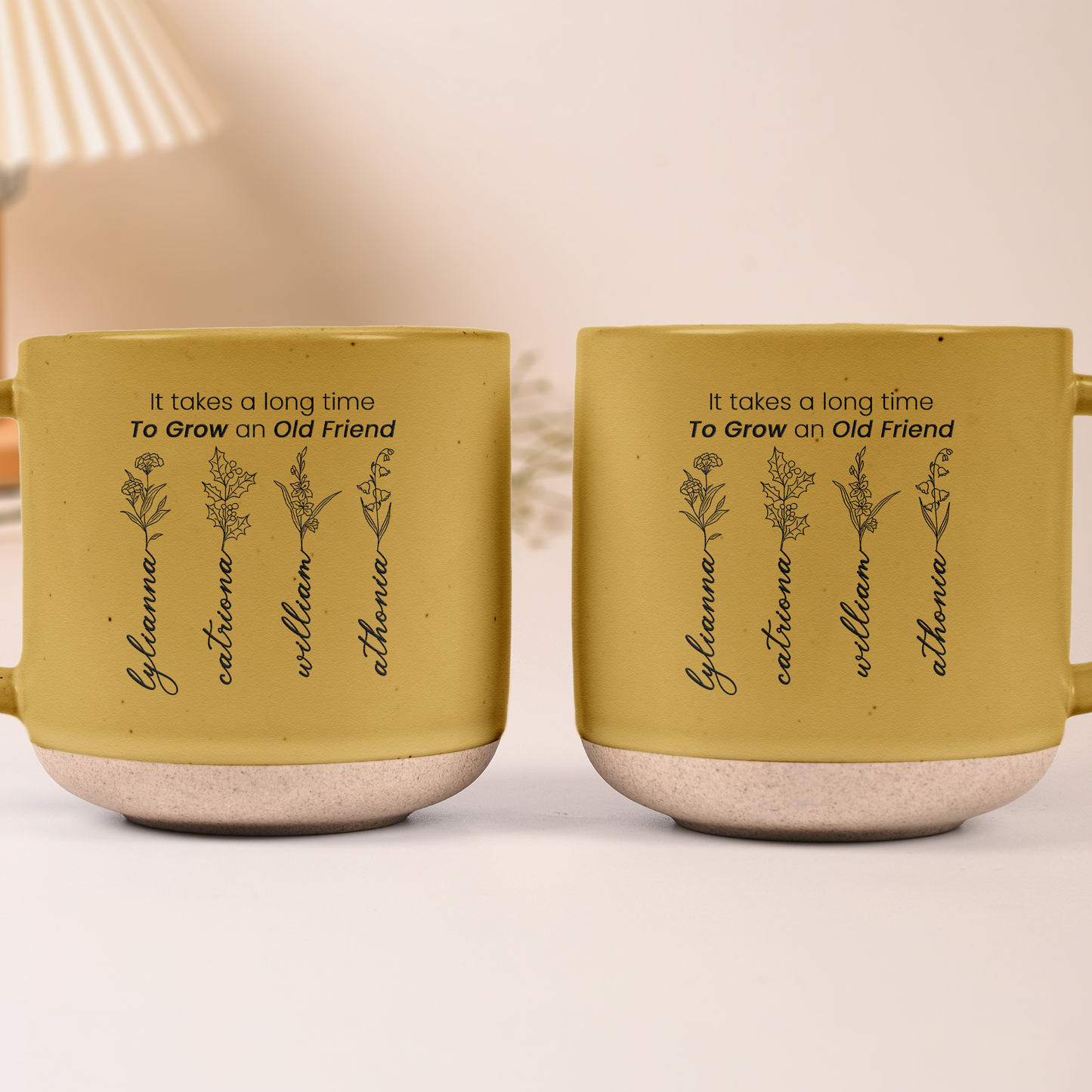 Grow An Old Friend - Personalized Pottery Mug