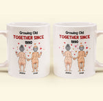 Growing Old Together Since - Personalized Mug