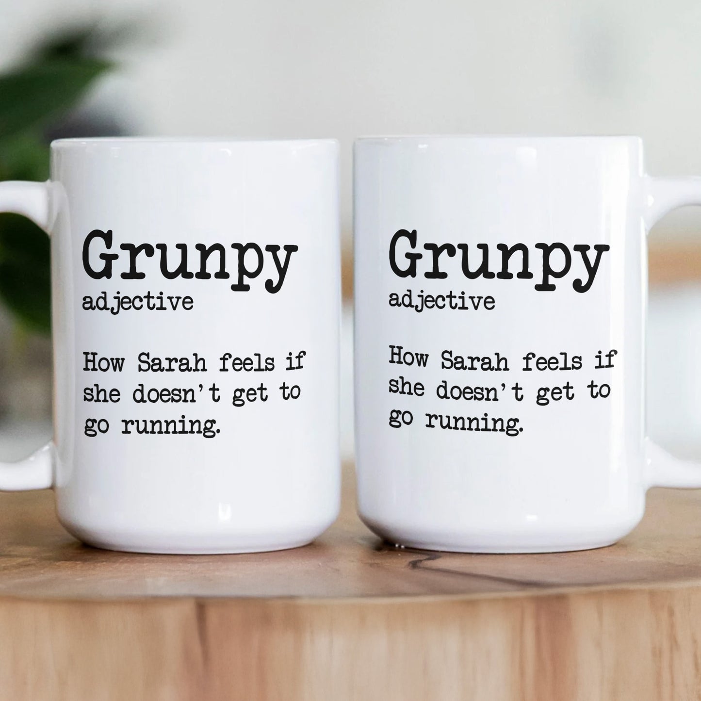 Grunpy Runner - Personalized Mug