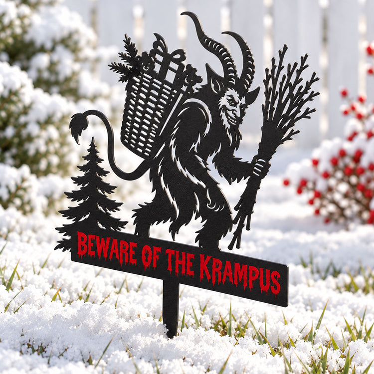Gruss-Vom-Krampus-Personalized-Garden-Stake-3
