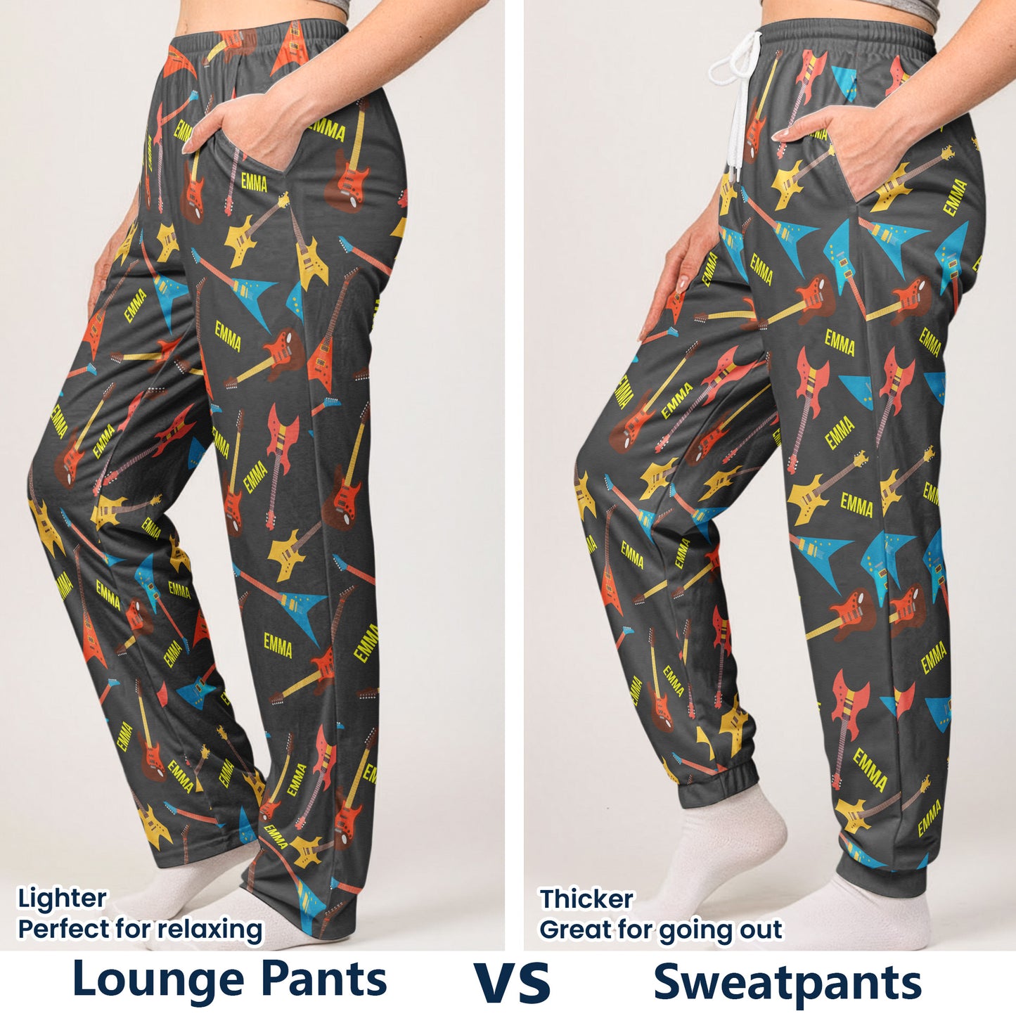 Guitar Lovers, Guitarist - Personalized Sweatpants, Lounge Pants With Pockets