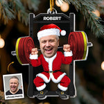 Gym Workout Weight Lifting Funny - Personalized Acrylic Photo Ornament