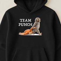 Team Punch Baby Monkey Punch - Support Animal, Peace Lovers - Shirt