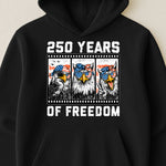 Funny Eagel 250 Years Happy -  Shirt