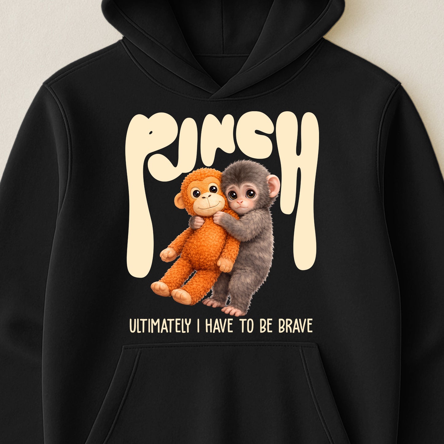 Team Punch Ultimately I Have To Be Brave - Punch Monkey Lovers, Animal Support, Peace Lovers - Shirt