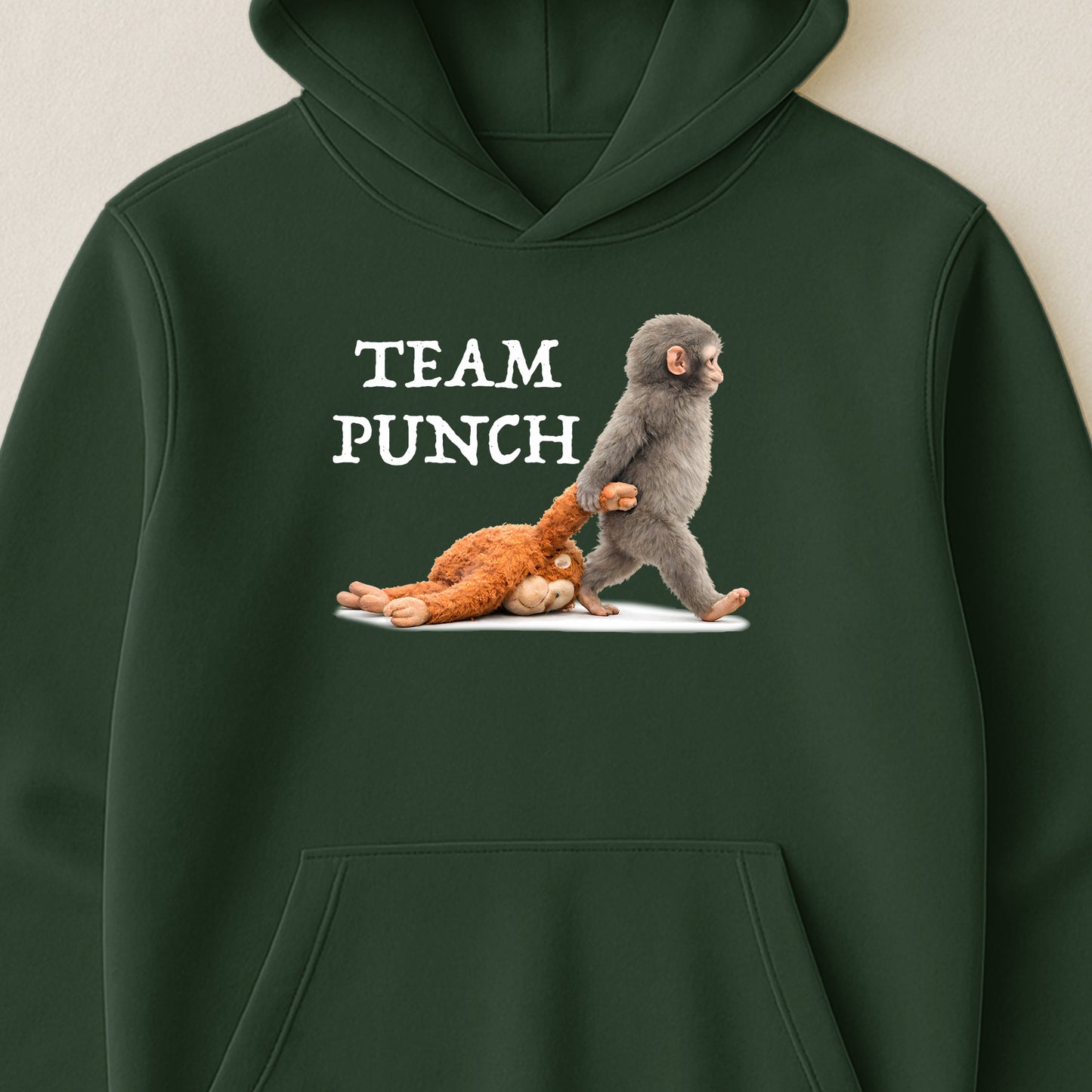 Team Punch Baby Monkey Punch - Support Animal, Peace Lovers - Shirt