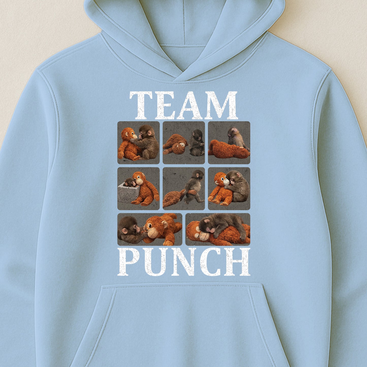 Team Punch - Punch Monkey Lovers, Animal Support, Peace Lovers - Shirt