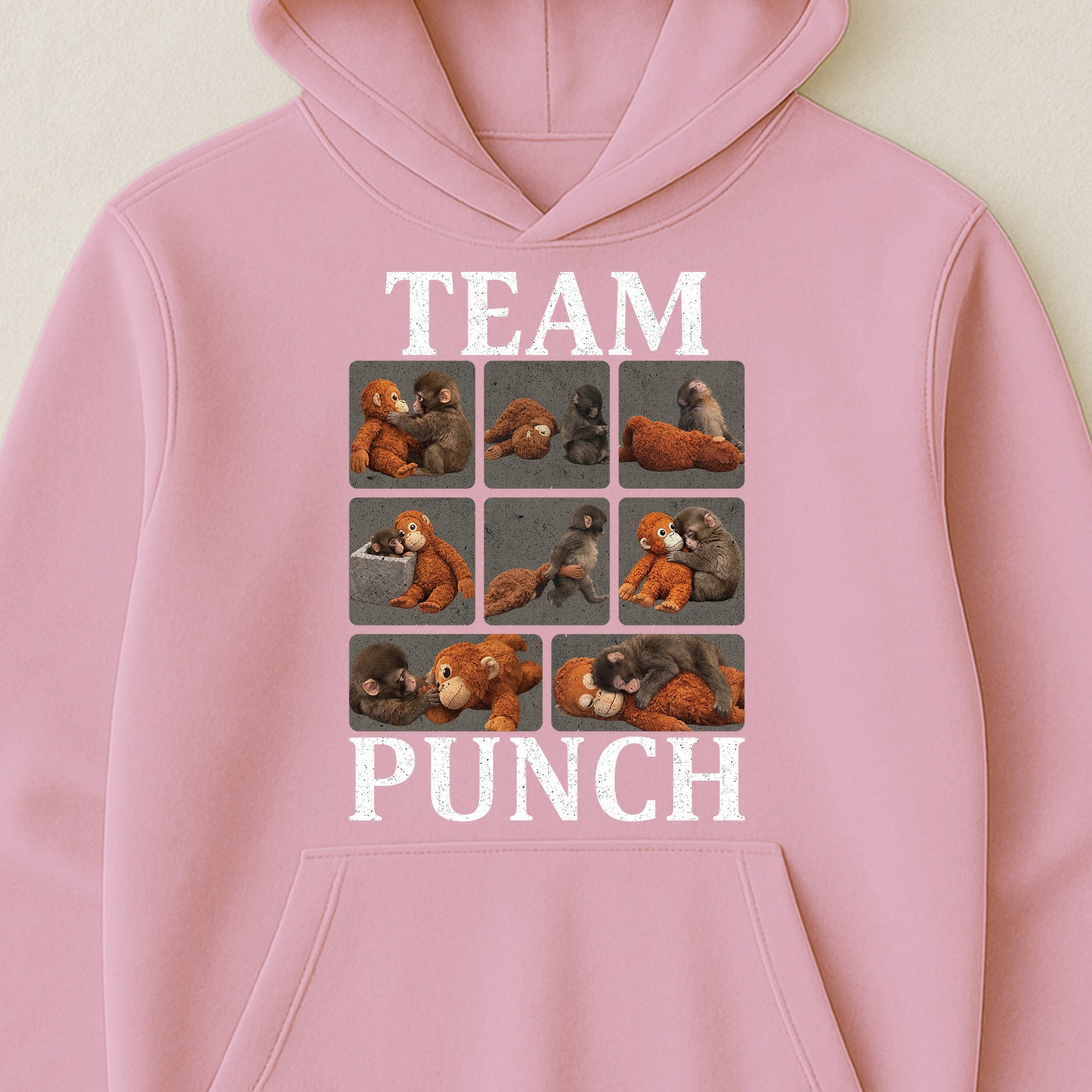 Team Punch - Punch Monkey Lovers, Animal Support, Peace Lovers - Shirt