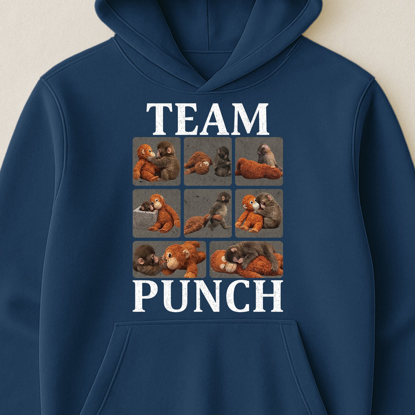 Team Punch - Punch Monkey Lovers, Animal Support, Peace Lovers - Shirt