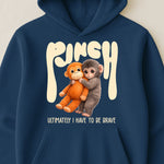 Team Punch Ultimately I Have To Be Brave - Punch Monkey Lovers, Animal Support, Peace Lovers - Shirt