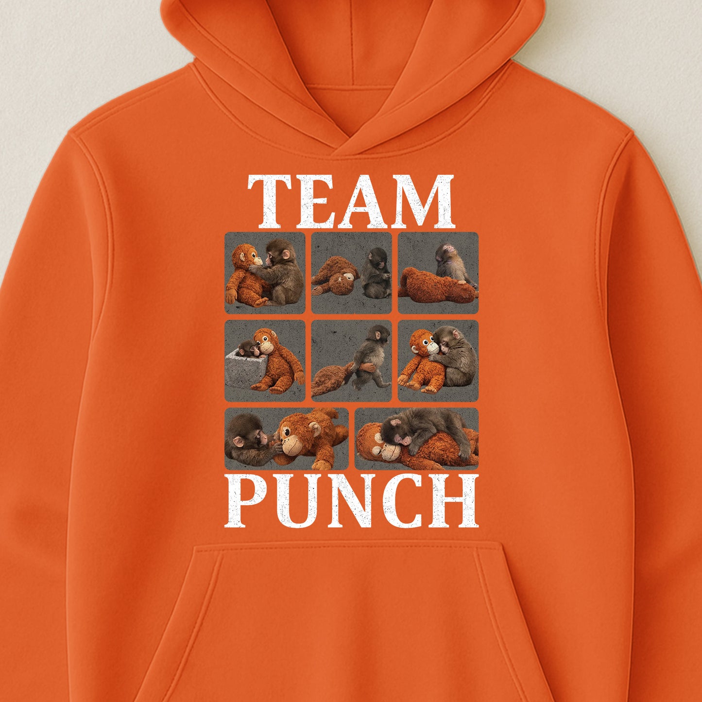 Team Punch - Punch Monkey Lovers, Animal Support, Peace Lovers - Shirt