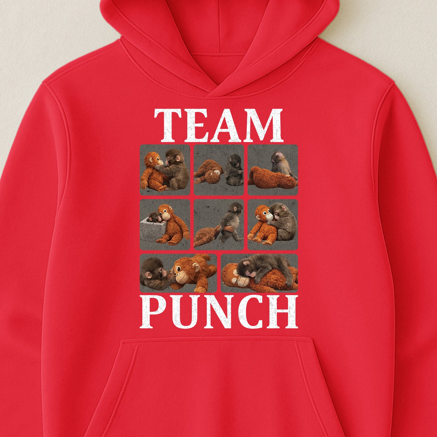 Team Punch - Punch Monkey Lovers, Animal Support, Peace Lovers - Shirt