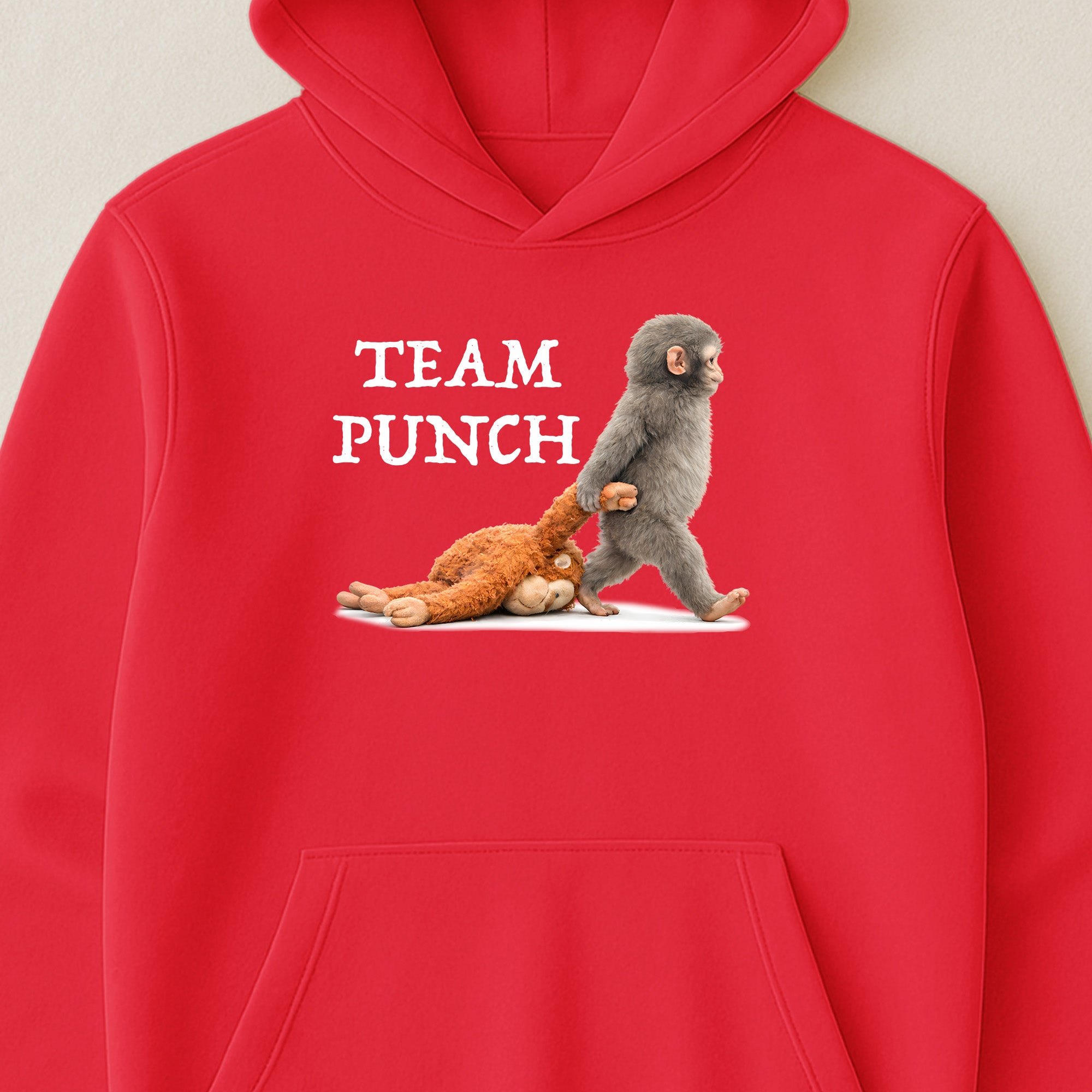 Team Punch Baby Monkey Punch - Support Animal, Peace Lovers - Shirt