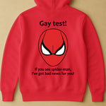 Funny Shirt - Gay Test - Airport Gag Exchange Funny T-Shirt, White Elephant Party - Shirt
