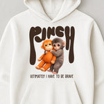 Team Punch Ultimately I Have To Be Brave - Punch Monkey Lovers, Animal Support, Peace Lovers - Shirt