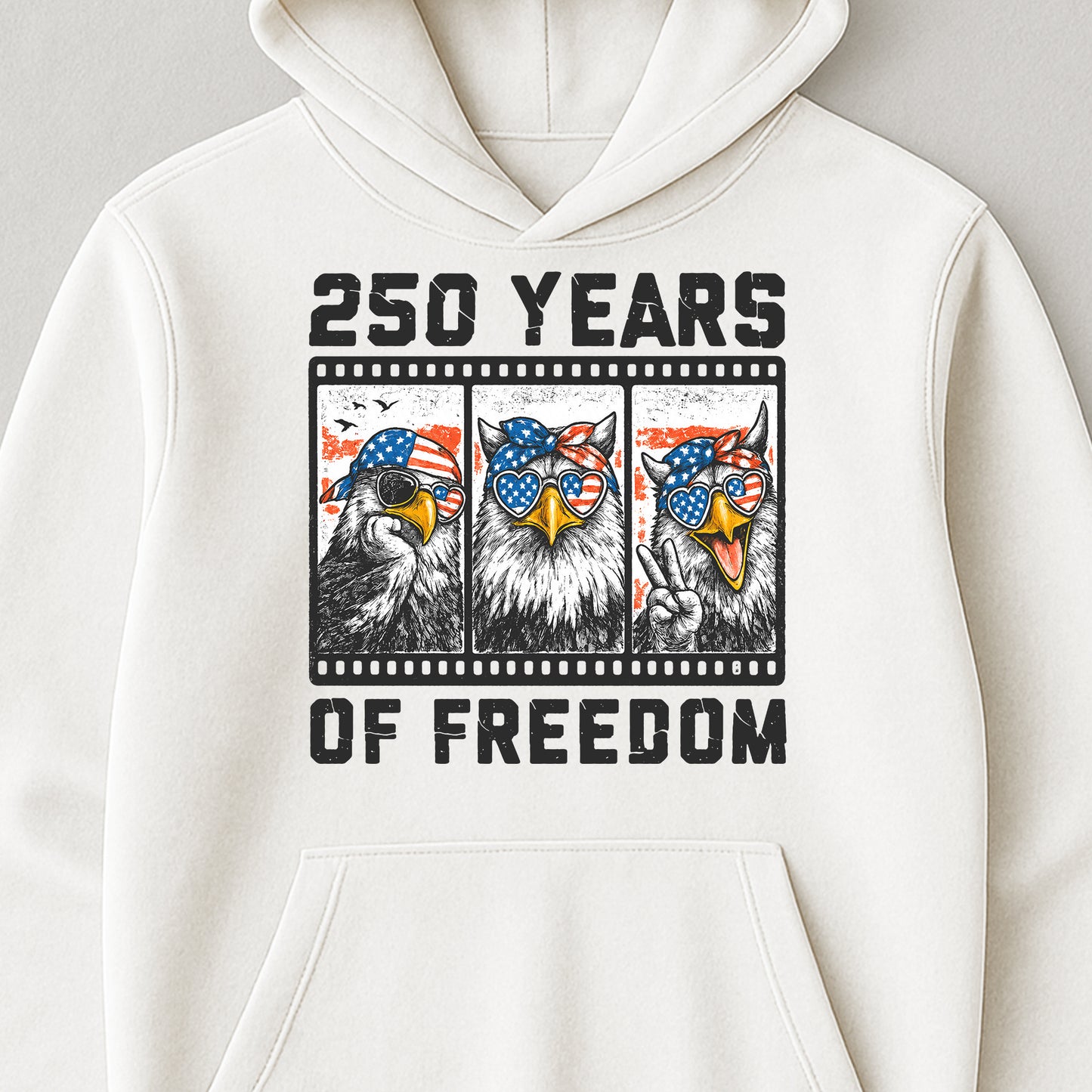 Funny Eagel 250 Years Happy -  Shirt